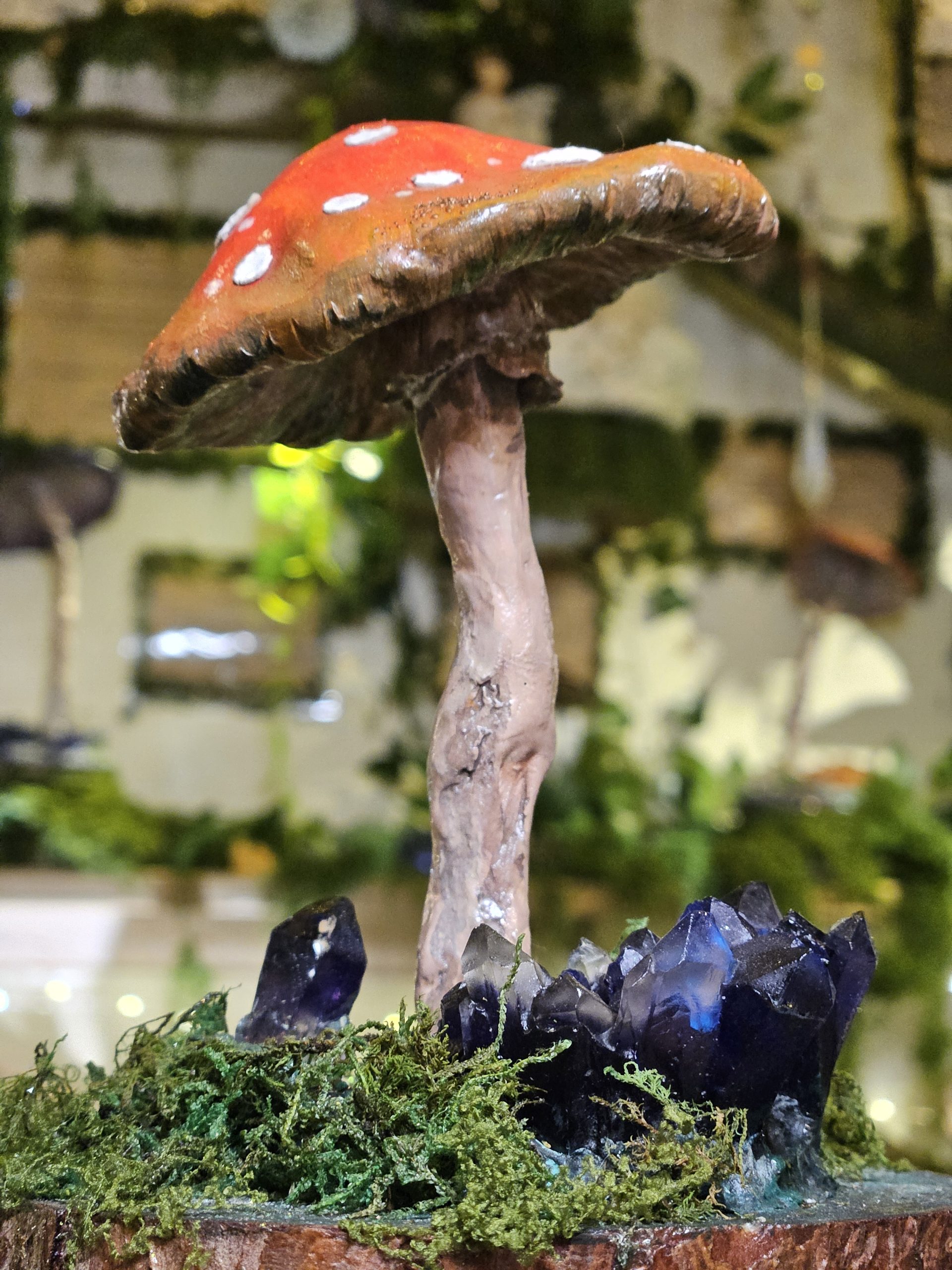 'Pico' handmade Amanita Fly Agaric Mushroom Sculpture - Image 6