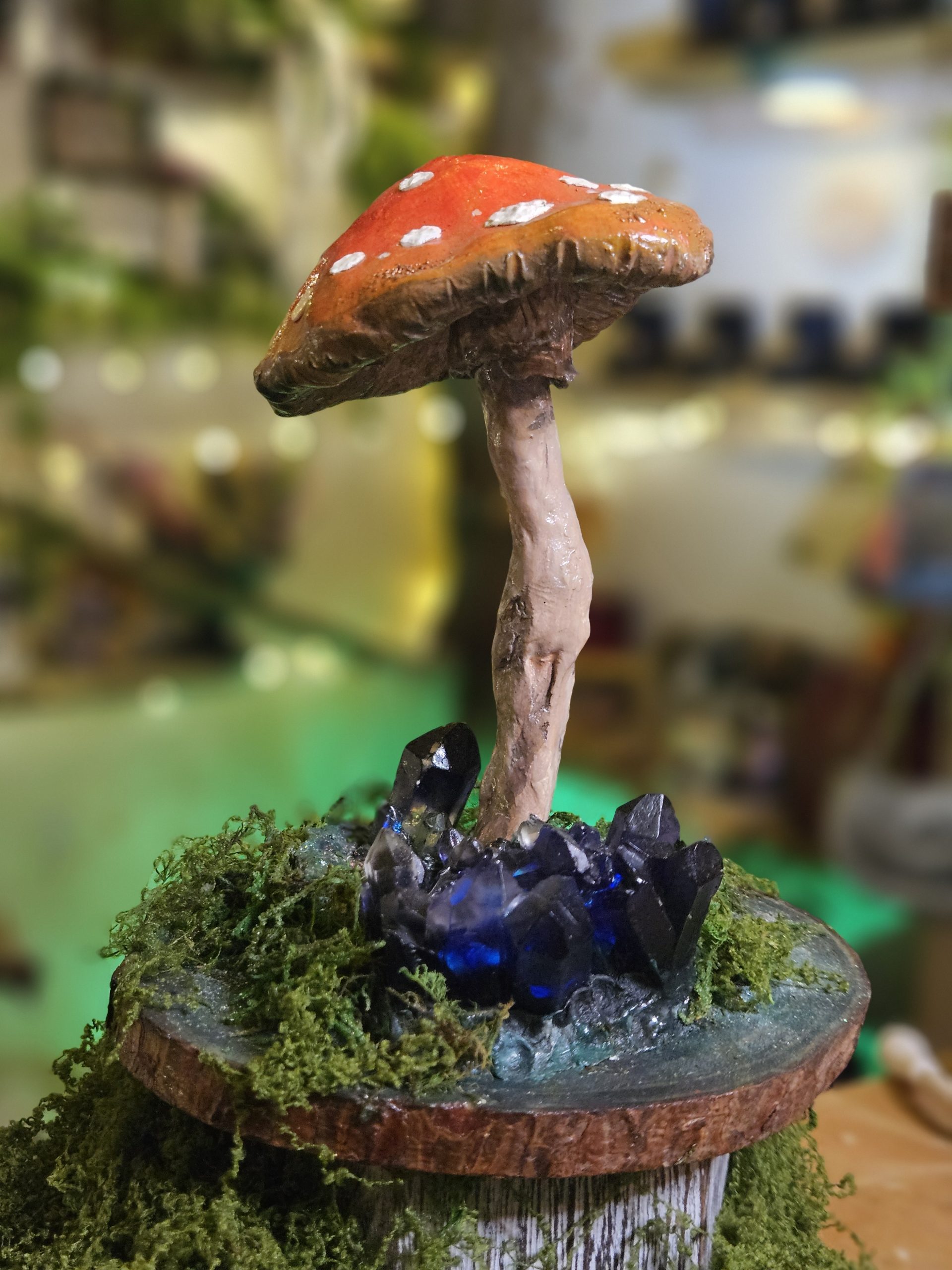 'Pico' handmade Amanita Fly Agaric Mushroom Sculpture - Image 3