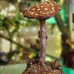 'Arda' Handmade clay Amanita Fly Agaric Mushroom Sculpture
