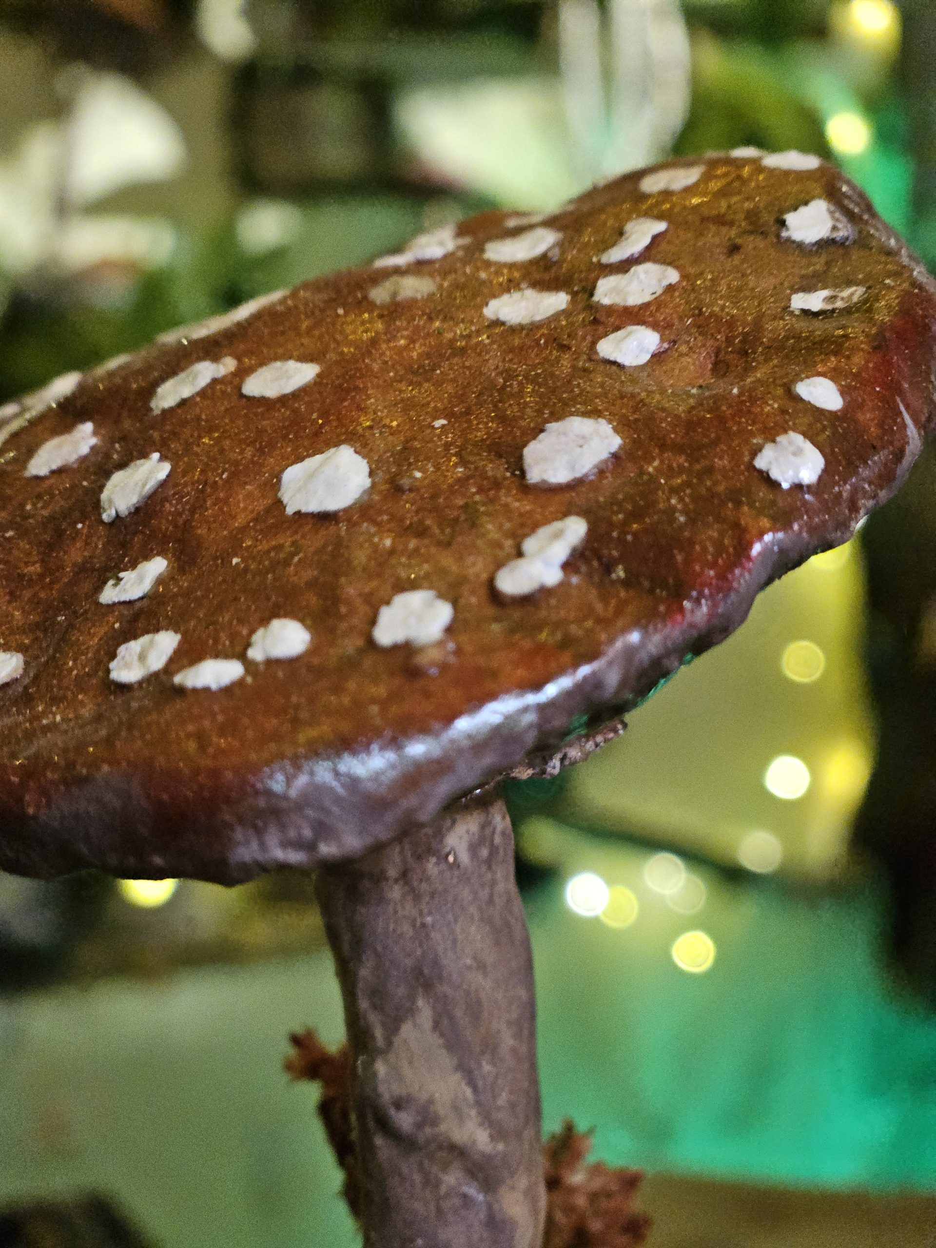 'Arda' Handmade clay Amanita Fly Agaric Mushroom Sculpture - Image 4
