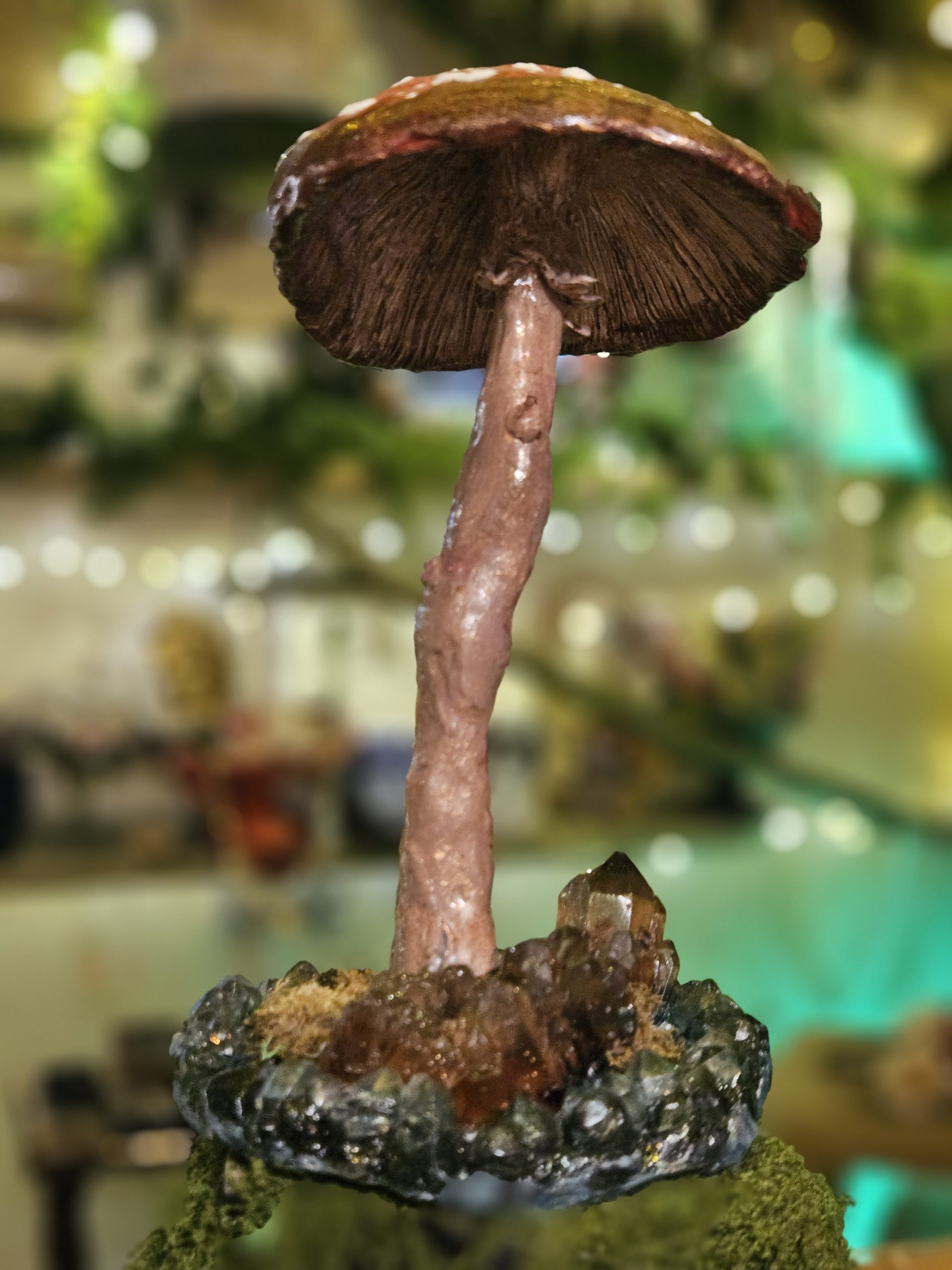 'Andalusite' Handmade clay Mushroom Sculpture - Image 2