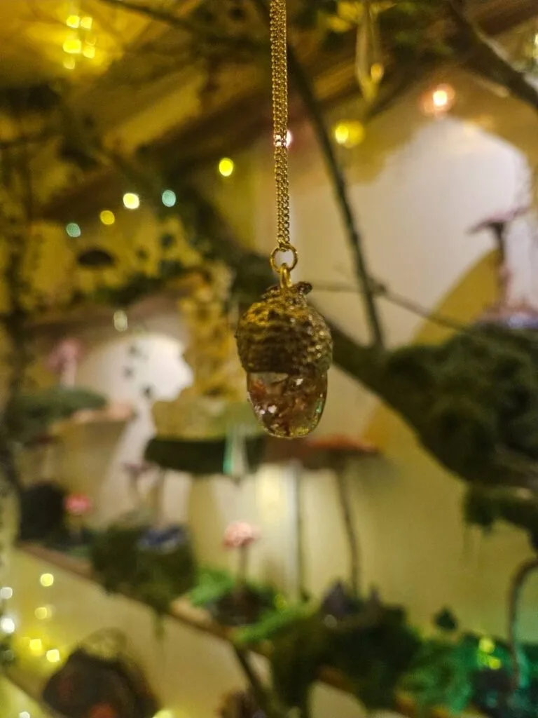 The Acorn Grove handcrafted pendant collection